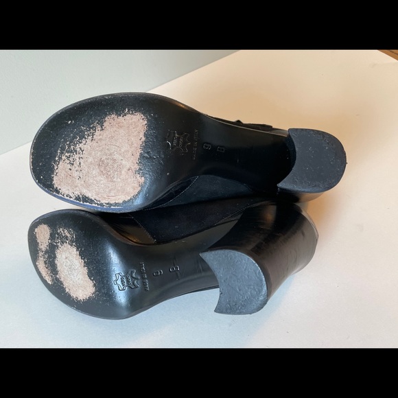DKNY Suede & Leather Black Heels 9M - Picture 9 of 11